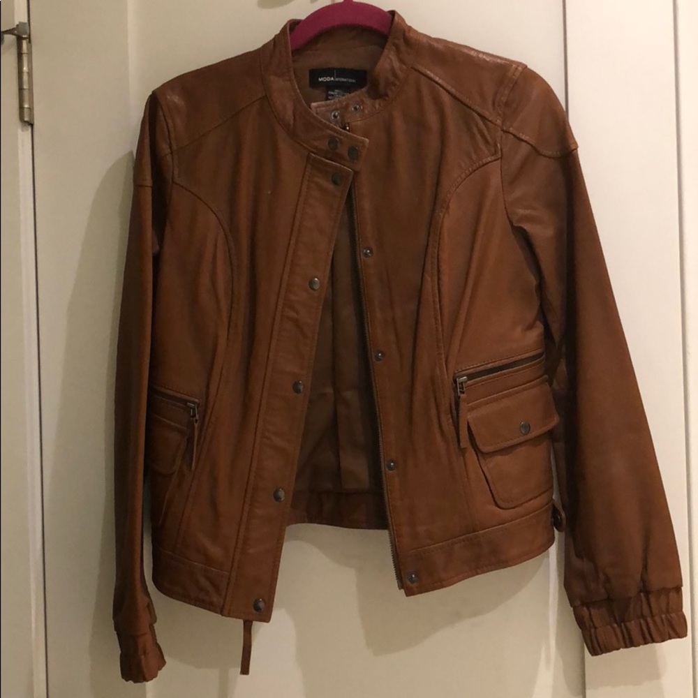 Leather jacket